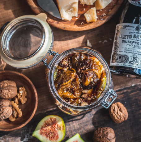 Giusti Balsamico di Modena 1 medaglie_caramelised figs, candied lemon and walnuts